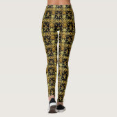 Elegant Floral Luxury Trendy Collectie Leggings (Achterkant)