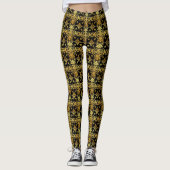 Elegant Floral Luxury Trendy Collectie Leggings (Voorkant)