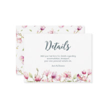 Elegant floral magnolia