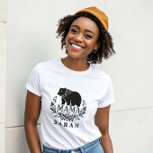 Elegant Floral Mama Beer Tri-Blend Shirt