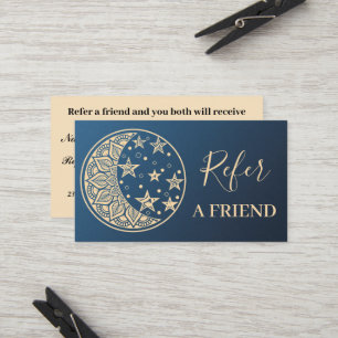 Elegant Floral Mandala Business Aanbevelingskaartje