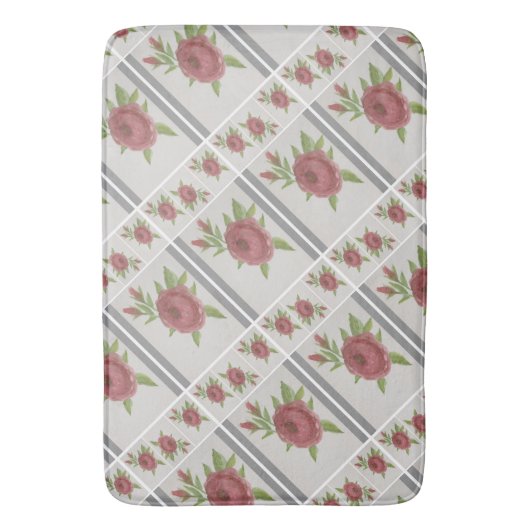 Elegant Floral Mat (Voorkant Verticaal)