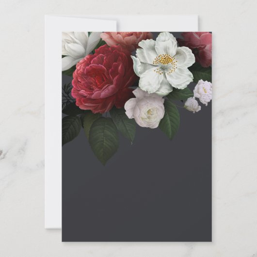 Elegant  Floral Moederdag Brunch (Achterkant)