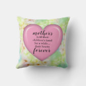 Elegant Floral Moederdag Pillow Kussen (Achterkant)