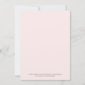 Elegant Floral Moederdag Uitnodiging (Achterkant)