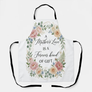 Elegant Floral Mother's Love Forever Gift Greeting Schort