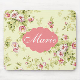 Elegant floral mousepad muismat