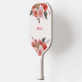 Elegant Floral Name Pickleball Paddle (Links)