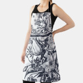  Elegant Floral Navy & white Schort (Insitu)