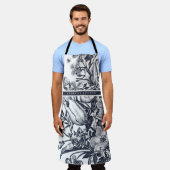  Elegant Floral Navy & white Schort (Gedragen)