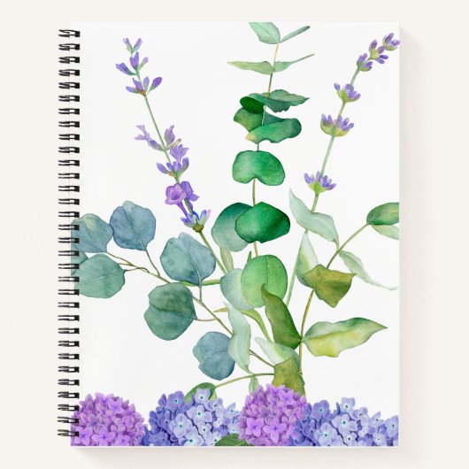elegant floral NOTEBOOK Notitieboek (Voorkant)