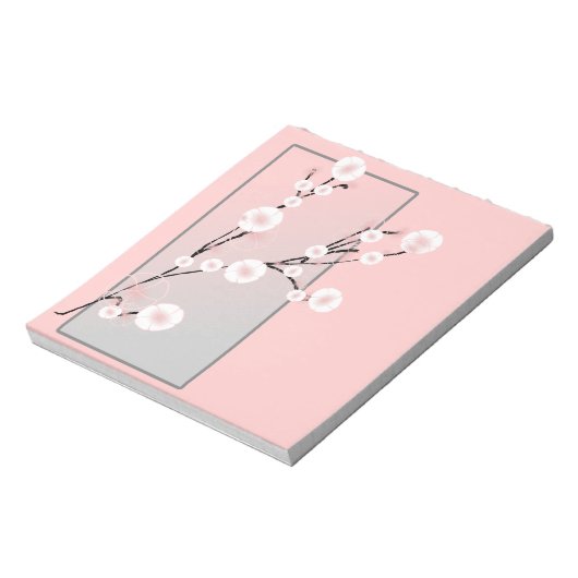 Elegant Floral Notitieblok (Linkerzijde)