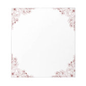 Elegant Floral Notitieblok - 5,5" x 6" (Voorkant)