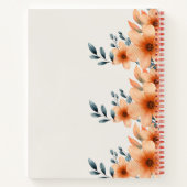 Elegant Floral Notitieboek (Achterkant)