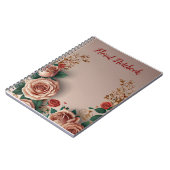 Elegant Floral Notitieboek (Linkerzijde)