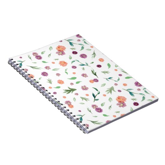 Elegant Floral Notitieboek – Prachtig verjaardagsc (Rechterzijde)