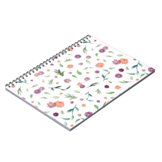 Elegant Floral Notitieboek – Prachtig verjaardagsc (Linkerzijde)