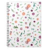 Elegant Floral Notitieboek – Prachtig verjaardagsc (Voorkant)