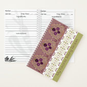 Elegant Floral Ontworpen Notitieboek (Binnen)