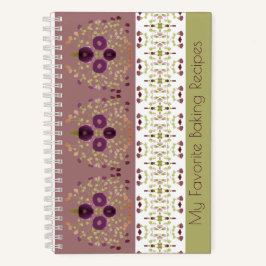 Elegant Floral Ontworpen Notitieboek