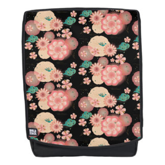 Elegant Floral Ornament, Spring Peach Garden Boho Rugtassen