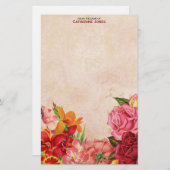 Elegant Floral | papier | Kleurrijk (Voorkant / Achterkant)