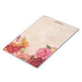 Elegant  Floral |  papier | Kleurrijk Notitieblok (Schuin)