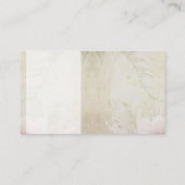 Elegant Floral Parchment for any Professional Visitekaartje (Achterkant)