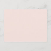 Elegant Floral | Pastel Hartelijk dank voor uw ont Briefkaart (Achterkant)