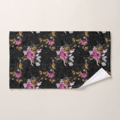 Elegant floral pattern bath towel set bad handdoek (Handdoek)