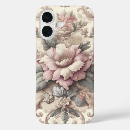 Elegant  Floral Pattern iPhone 16 Hoesje
