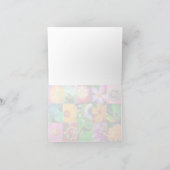 Elegant Floral Pattern Garden Tropical Flowers Kaart (Binnen)