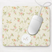 Elegant  Floral Pattern - Gepersonaliseerd Muismat