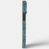 Elegant Floral Pattern Green Blue Case-Mate iPhone Case (Achterkant / Rechts)