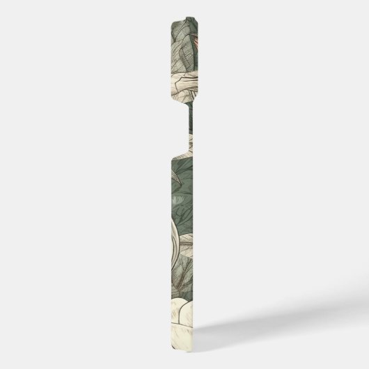 Elegant  Floral Pattern iPhone Hoesje (Rechterkant)