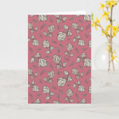 Elegant Floral Pattern Kaart (Gele Bloem)