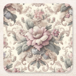 Elegant  Floral Pattern Kartonnen Onderzetters