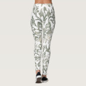 Elegant  Floral Pattern Leggings (Achterkant)