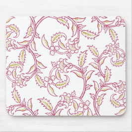 Elegant Floral Pattern Mouse Pad – Aesthetic Works Muismat