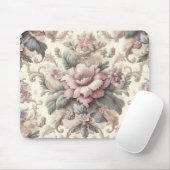 Elegant Floral Pattern Muismat (Met muis)