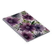 Elegant Floral Pattern Notitieboek (Rechterzijde)