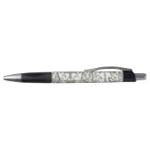 Elegant Floral Pattern Pen (Bovenkant)