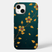 Elegant Floral Pattern Phone Case (Achterkant)