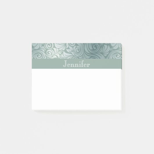 Elegant Floral Pattern Post-it® Notes (Voorkant)