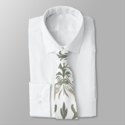 Elegant  Floral Pattern Stropdas (Gebonden)