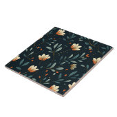 Elegant Floral Pattern Tegeltje (Zijkant)