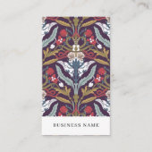 Elegant Floral Pattern Visitekaartje (Voorkant)