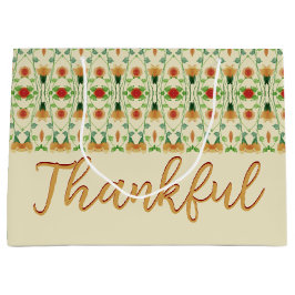 Elegant Floral Patterned Groot Cadeauzakje