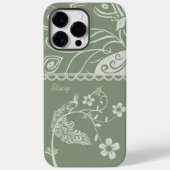 Elegant Floral Peacock Case-Mate iPhone Case (Achterkant)