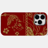 Elegant Floral Peacock Case-Mate iPhone Case (Achterkant (horizontaal))